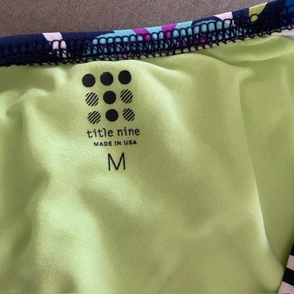 Title Nine Blue Floral Dress Medium - Picture 2 of 4